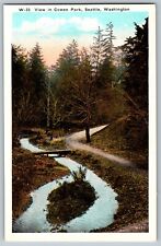 Seattle, Washington WA - View in Cowen Park - Vintage Postcard - Unposted picture