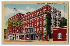 c1940 Exterior View Nelson House Building Poughkeepsie New York Vintage Postcard picture