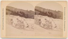 YELLOWSTONE SV - Mammoth Hot Springs Terraces - WH Jackson 1880s picture