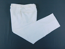 US Navy White Pants 35 Regular Officer Summer CNT Service Dress Trousers Uniform picture