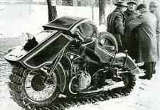 Vintage Motorcycle Snow Machine - 4 x 6 Photo Print picture