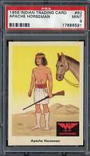 1959 INDIAN TRADING #62 APACHE HORSEMAN PSA 9  *DS15053 picture