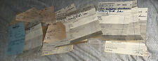 Lot Of 13 Vintage 1950s Doctors Orders Bills Invoice Receipts Clinic Medicine picture