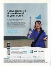 2004 AT&T Wireless Best International Connected the World Retro Print Ad/Poster picture
