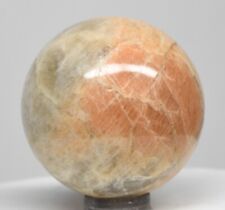 43mm Peach Moonstone w/ Inclusions Sphere Polished Natural Mineral - Madagascar picture