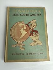 1945 WALT DISNEY DONALD DUCK SEE SOUTH AMERICA HARDCOVER BOOK picture