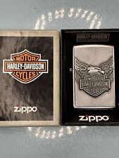 2021 Harley Davidson Iron Eagle Emblem Chrome Zippo Lighter NEW picture