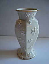 Lenox Porcelain Bud Vase Retired ~ Winter Splendor ~ 5