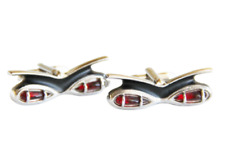 1959 Chevrolet Chevy Impala Automobile Red Rear Tail Light Taillight Cufflinks picture
