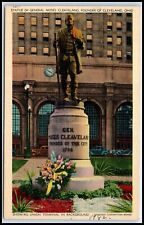 Postcard Statue Of General Moses, Founder Of Cleveland Cleveland OH E56 picture