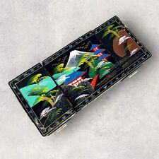 Japanese Lacquer Pearl Inlay Music Jewelry Box 9