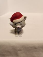 Hallmark Merry Miniatures Christmas Cat Kitten Price Sticker picture