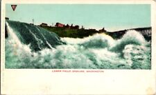 Vintage Postcard Lower Falls Spokane WA Washington c.1901-1907             K-749 picture