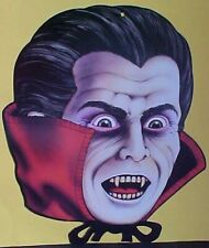 Vintage Beistle Dracula Die Cut 1983 Double Sided Halloween Decoration picture