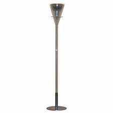 RARE RRP £2259 FONTANA ARTE FLUTE MAGNUM FLOOR STANDING GLASS & CHROME LAMP picture