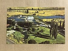 Postcard Idaho ID Buhl Snake River Trout Ranch Farm Aerial View Vintage PC picture