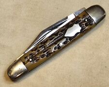old CATTARAUGUS Cutlery Co. #32649 vintage whittler pattern pocket knife picture