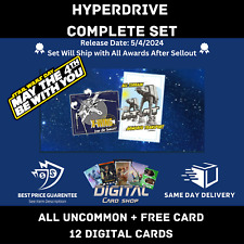 Topps Star Wars Card Trader HYPERDRIVE Complete Set All Uncommon + Free Card 12 picture
