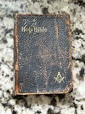 RARE MASON'S MANSONRY 1928 THE HOLY BIBLE IN FREEMASONRY GRAND LODGE NY picture