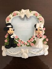 Disney Mickey & Minnie Wedding Photo Frame Decor Suit & Dress 14300203 030823WT2 picture