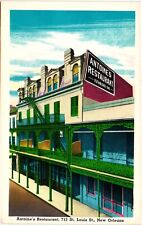 Antoine's Restaurant St Louis St. New Orleans LA Vintage Postcard UnPosted picture