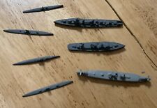 WWII  Lot US Navy Recognition Models 3 Surface 4 Sub Includes Seaplane Tender? picture