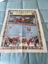 Colorful 1911 Christmas Newspaper Ad Suitable for Framing picture