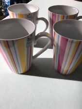 Konitz Stripe Tall Coffee/Latte Cups - Set of 4 - 5