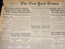 1918 JANUARY 3 NEW YORK TIMES - AMERICA PLEDGED TO RUSH MEN ABROAD - NT 7912 picture