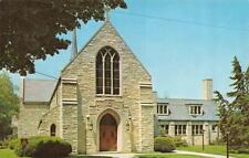 Sycamore, IL Illinois  EVANGELICAL LUTHERAN CHURCH OF ST JOHN  ca1950's Postcard picture