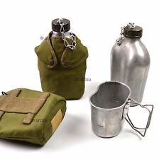 French France Army Drinking Flask Water Bottle Military Canteen pot pouch  picture