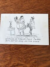 Postcard Humor - Posted Oct 9, 1950 - WM Standing Indian Artist - free postage picture