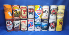 Lot of 16 Empty Beer Can Imperial Falstaff 96 Burger Key City Bean Bacon Anoka picture