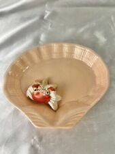 1985 Vintage Beachcombers FL Shell Shaped Pink Dish w/Crab Starfish soap picture
