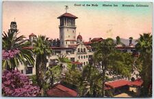 Riverside California~Mission Inn~Court of the Birds~Glenwood Tavern~Postcard picture