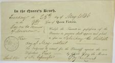 1846 Court of Queen's Bench Judgement Stamped Rule Office (U1) picture