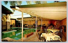 Dale Anderson's House Favorite Food & Drink AZ Postcard Pool Patio Dining Tables picture