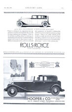 Rolls-Royce 40/50 Enclosed Limousine / Hooper Coachbuilders Limousine ad 1934 CL picture