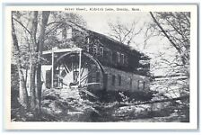 c1910 Water Wheel Aldrich Lake Granby Massachusetts MA Vintage Antique Postcard picture