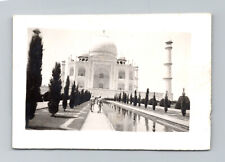 Vintage 40s Black & White Photograph of Taj Mahal, Iconic Architecture, 2