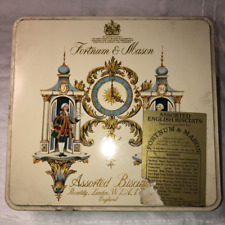 Vintage Fortnum&Mason Biscuits/Cookie Tin Box U.K. Queen Elisabeth II *RARE* picture