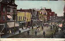 Rumford Falls Maine ME Strathglass Commandery Soldiers Parade 1908 Vintage PC picture