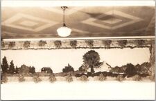 1930s Mitchell, South Dakota RPPC Photo Postcard CORN PALACE Interior Mural View picture