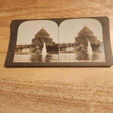 1904 St. Louis World's Fair Festival Hall and Cascades Stereopticon Slide picture