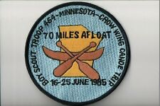 1985 Boy Scout Troop 464 Crow Wing Canoe Trip patch picture