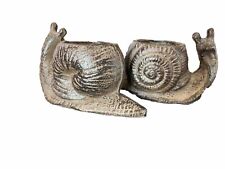Pair of Metal Snails Candle Holders 2 1/2