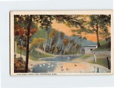 Postcard Duck Pond Forest Park Springfield Massachusetts USA picture