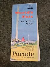 1964 New York World’s Fair Visitors Map Parade Magazine picture