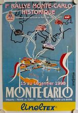 1998 George Renevey 1st Poster RALLEY MONTE-CARLO picture