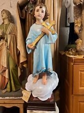 Charming Statue of Child Jesus Glass Eyes- 32 in. tall picture